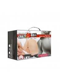 Вагина и попка с вибрацией CRAZY BULL - Baile - в Южно-Сахалинске купить с доставкой