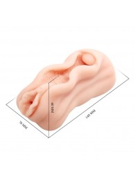 Реалистичная вагина-мастурбатор с необычным дизайном - Baile - в Южно-Сахалинске купить с доставкой