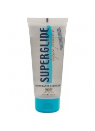 Интимная смазка на водной основе Superglide - 100 мл. - HOT - купить с доставкой в Южно-Сахалинске