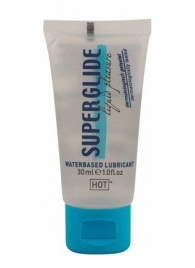 Гель-смазка на водной основе для чувствительной кожи Superglide - 30 мл. - HOT - купить с доставкой в Южно-Сахалинске