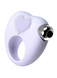 Белое виброкольцо для продления полового акта JOS MOYS - JOS - в Южно-Сахалинске купить с доставкой