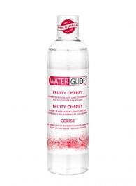 Лубрикант на водной основе с ароматом вишни FRUITY CHERRY - 300 мл. - Waterglide - купить с доставкой в Южно-Сахалинске
