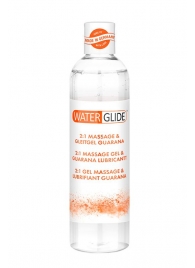 Гель-смазка 2-в-1 MASSAGE   LUBRICANT GUARANA - 300 мл. - Waterglide - купить с доставкой в Южно-Сахалинске