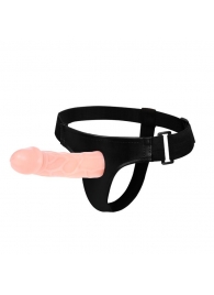Телесный фаллоимитатор на трусиках Jessica Strap-On - 15,5 см. - Baile - купить с доставкой в Южно-Сахалинске