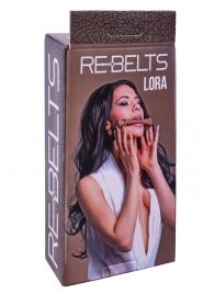 Кляп-трензель Lora с металлическими кольцами - Rebelts - купить с доставкой в Южно-Сахалинске