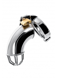 Серебристый мужской пояс верности TOYFA Metal - ToyFa - купить с доставкой в Южно-Сахалинске