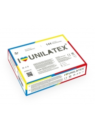 Разноцветные ароматизированные презервативы Unilatex Multifruits - 144 шт. - Unilatex - купить с доставкой в Южно-Сахалинске
