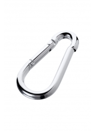 Серебристый карабин TOYFA Metal - ToyFa - купить с доставкой в Южно-Сахалинске