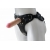 Черный пояс-трусики с двумя насадками Soft-Dolli - 16,5 и 10,5 см. - LOVETOY (А-Полимер) - купить с доставкой в Южно-Сахалинске