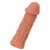 Телесная реалистичная насадка KOKOS Extreme Sleeve 05 с дополнительной стимуляцией - 12,7 см. - KOKOS - в Южно-Сахалинске купить с доставкой