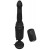 Черный вибромассажер с функцией поступательных движений Ass Thruster - Pipedream - купить с доставкой в Южно-Сахалинске