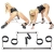 Комплект наручников и наножников с распорками Spread  em Bar and Cuff Set - Pipedream - купить с доставкой в Южно-Сахалинске