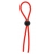 Красное эрекционное лассо с одной бусиной-утяжкой STRETCHY THIN LASSO - Dream Toys - в Южно-Сахалинске купить с доставкой