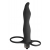Черная вибронасадка для двойного проникновения Flirtini - 15,9 см. - Lola Games - купить с доставкой в Южно-Сахалинске