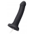 Черный фаллос с имитацией эякуляции Silicon Cum Dildo L - 19,6 см. - Strap-on-me - купить с доставкой в Южно-Сахалинске