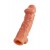 Насадка на фаллос с отверстием для мошонки EXTREME SLEEVE - 17,6 см. - KOKOS - в Южно-Сахалинске купить с доставкой