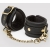 Черные наручники Bound to You Faux Leather Wrist Cuffs - Fifty Shades of Grey - купить с доставкой в Южно-Сахалинске