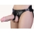 Гигантский фаллоимитатор на присоске в комплекте с трусиками - 26 см. - LOVETOY (А-Полимер) - купить с доставкой в Южно-Сахалинске