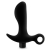 Черный анальный вибратор Silicone Vibrating Prostate Massager 01 - 10,8 см. - Blush Novelties - в Южно-Сахалинске купить с доставкой