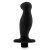 Черный анальный вибромассажёр Silicone Vibrating Prostate Massager 02 - 10,8 см. - Blush Novelties - в Южно-Сахалинске купить с доставкой