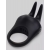 Черное эрекционное виброкольцо Sensation Rechargeable Vibrating Rabbit Love Ring - Fifty Shades of Grey - в Южно-Сахалинске купить с доставкой