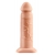 Телесный реалистичный фаллоимитатор с полостью Silicone Hollow Extension - 20 см. - Pipedream - купить с доставкой в Южно-Сахалинске