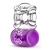 Фиолетовое эрекционное виброкольцо Pleaser Rechargeable C-Ring - Blush Novelties - в Южно-Сахалинске купить с доставкой