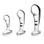 Набор из 3 стальных стимуляторов простаты Stainless Steel P-spot Training Set - b-Vibe - в Южно-Сахалинске купить с доставкой