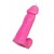 Розовая свеча в форме пениса - 13 см. - Pecado - купить с доставкой в Южно-Сахалинске