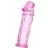 Розовая насадка фаллической формы - 12,5 см. - A-toys - в Южно-Сахалинске купить с доставкой