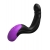 Черно-фиолетовый вибромассажёр простаты Hyper-Pulse P-Spot Massager - Pipedream - в Южно-Сахалинске купить с доставкой