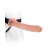 Фаллопротез телесного цвета Hollow Strap-On - 29 см. - Pipedream - купить с доставкой в Южно-Сахалинске