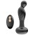 Черный массажер простаты с вибрацей и возвратно-поступательными движениями - Boys of Toys - в Южно-Сахалинске купить с доставкой