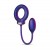 Фиолетовое эрекционное виброкольцо с анальным шариком Eclipse - ONE DC B.V. - в Южно-Сахалинске купить с доставкой