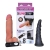 Страпон с 2 насадками и вибрацией UniStrap - 20 и 18 см. - LOVETOY (А-Полимер) - купить с доставкой в Южно-Сахалинске