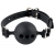 Силиконовый кляп-шар с отверстиями для дыхания Silicone Breathable Ball Gag Small - Pipedream - купить с доставкой в Южно-Сахалинске