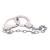 Наручники из металла с длинной цепочкой CHROME HANDCUFFS METAL HANDCUFFS W. KEY - NMC - купить с доставкой в Южно-Сахалинске