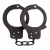Чёрные наручники из листового металла BONDX METAL CUFFS BLACK - Dream Toys - купить с доставкой в Южно-Сахалинске