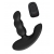 Черный силиконовый стимулятор простаты Levett Nitoc с пультом ДУ - Levett - в Южно-Сахалинске купить с доставкой