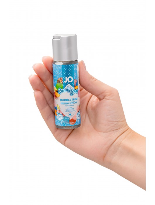 Смазка на водной основе Candy Shop Bubblegum с ароматом жвачки - 60 мл. - System JO - купить с доставкой в Южно-Сахалинске