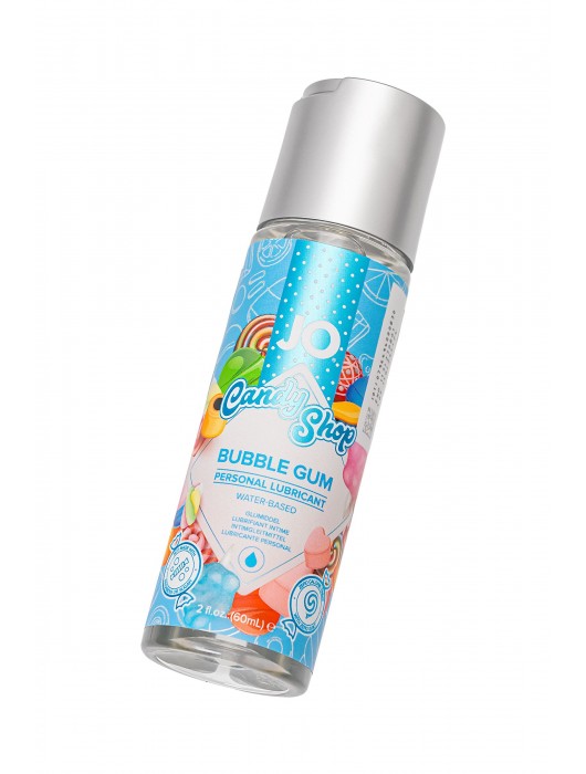 Смазка на водной основе Candy Shop Bubblegum с ароматом жвачки - 60 мл. - System JO - купить с доставкой в Южно-Сахалинске