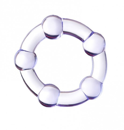 Фиолетовое эрекционное кольцо A-Toys - A-toys - в Южно-Сахалинске купить с доставкой