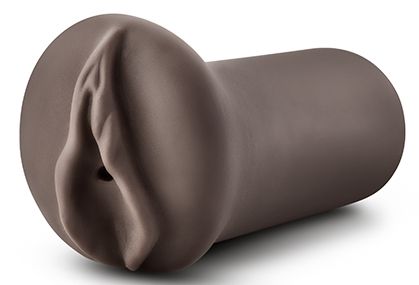 Коричневый мастубратор-вагина Nicole s Kitty - Blush Novelties - в Южно-Сахалинске купить с доставкой