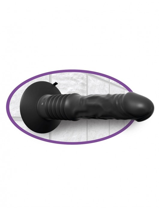 Анальный вибростимулятор Vibrating Ass Fucker с поступательными движениями - Pipedream