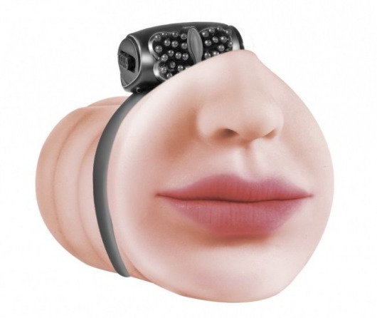 Мастурбатор-ротик с виброкольцом Satisfaction Beloved - Lola Games - в Южно-Сахалинске купить с доставкой