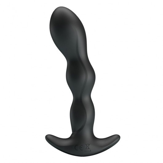 Черный анальный стимулятор простаты с вибрацией Special Anal Massager - 14,5 см. - Baile - в Южно-Сахалинске купить с доставкой
