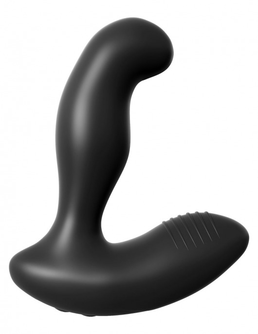 Черный массажер простаты Electro Stim Prostate Vibe с электростимуляцией - 13,3 см. - Pipedream - купить с доставкой в Южно-Сахалинске