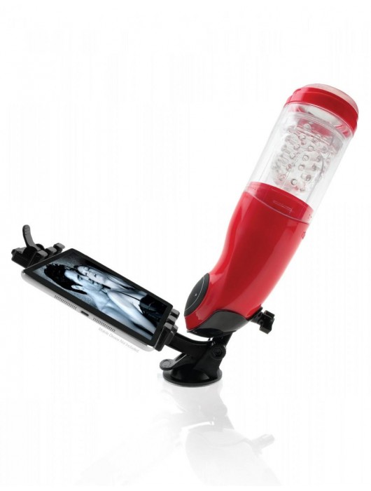 Автоматический мастурбатор-ротик с подсветкой Mega-Bator Mouth - Pipedream - в Южно-Сахалинске купить с доставкой