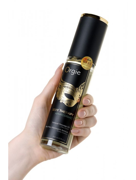 Минеральное массажное масло Orgie Sexy Therapy Afrodisiac - 200 мл. - ORGIE - купить с доставкой в Южно-Сахалинске