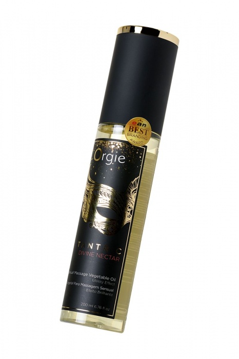 Растительное массажное масло Orgie Tantric Divine Nectar - 200 мл. - ORGIE - купить с доставкой в Южно-Сахалинске